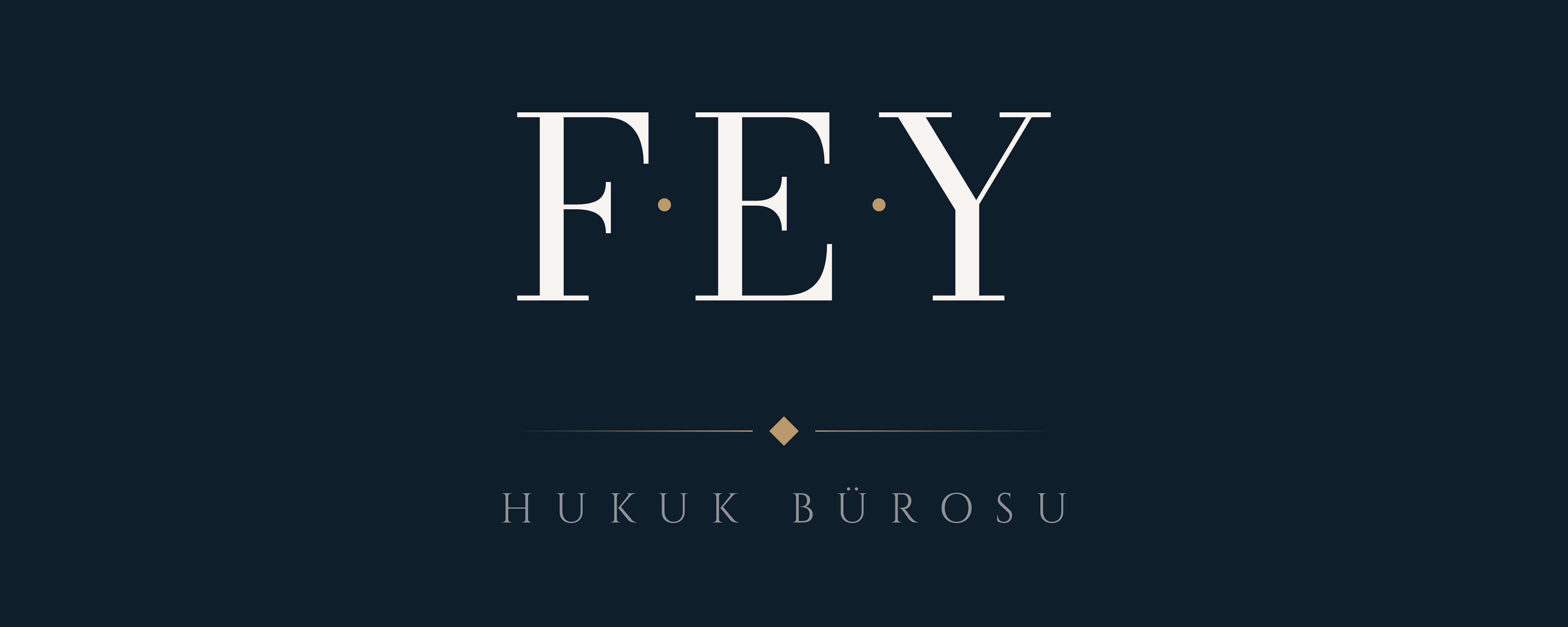 FEY Hukuk Bürosu kurumsal kimlik logosu